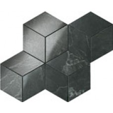 Мозаика 30*35 Marvel Noir St.Laurent Mosaico Esagono Lappato